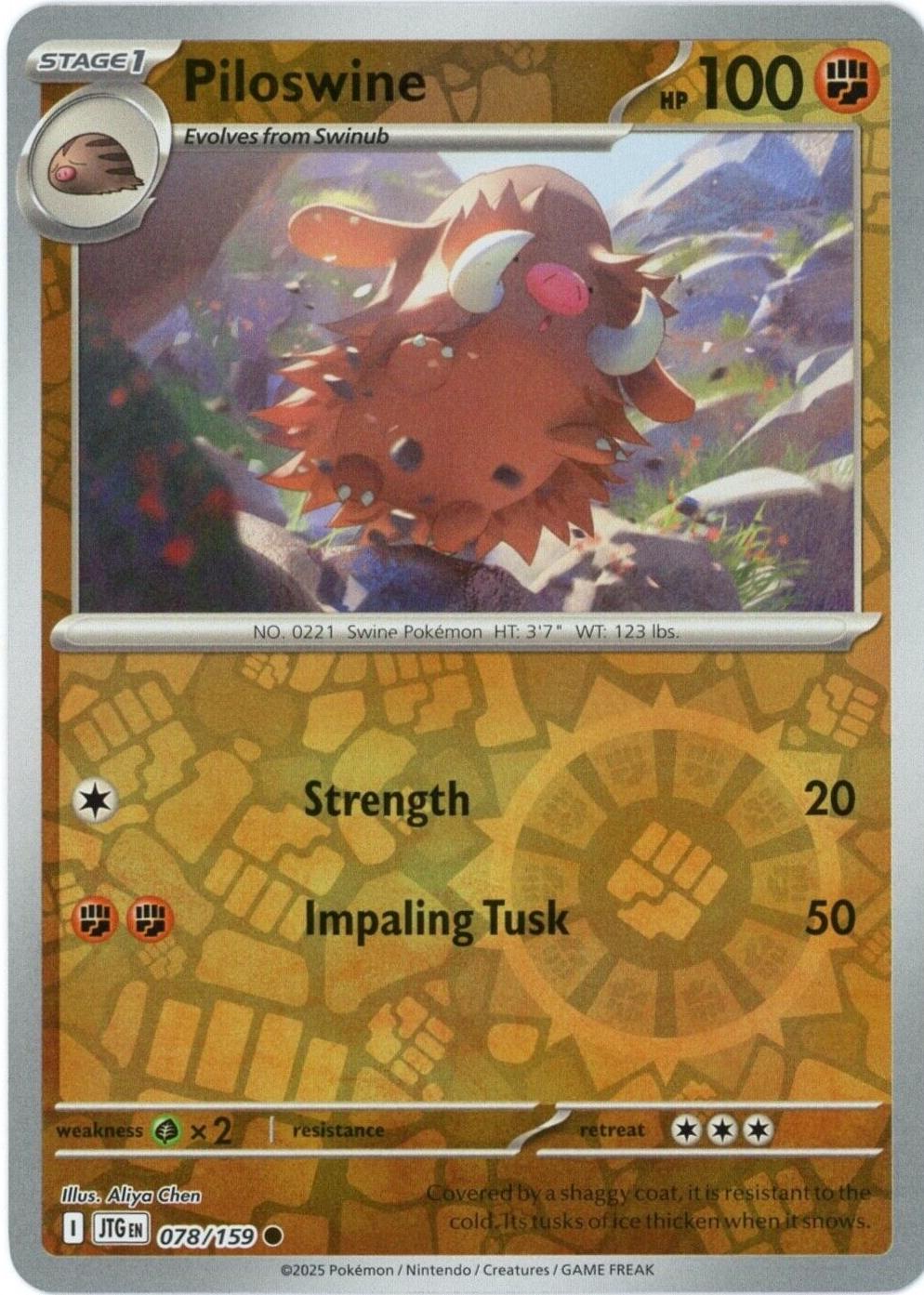 Piloswine [Reverse Holo]