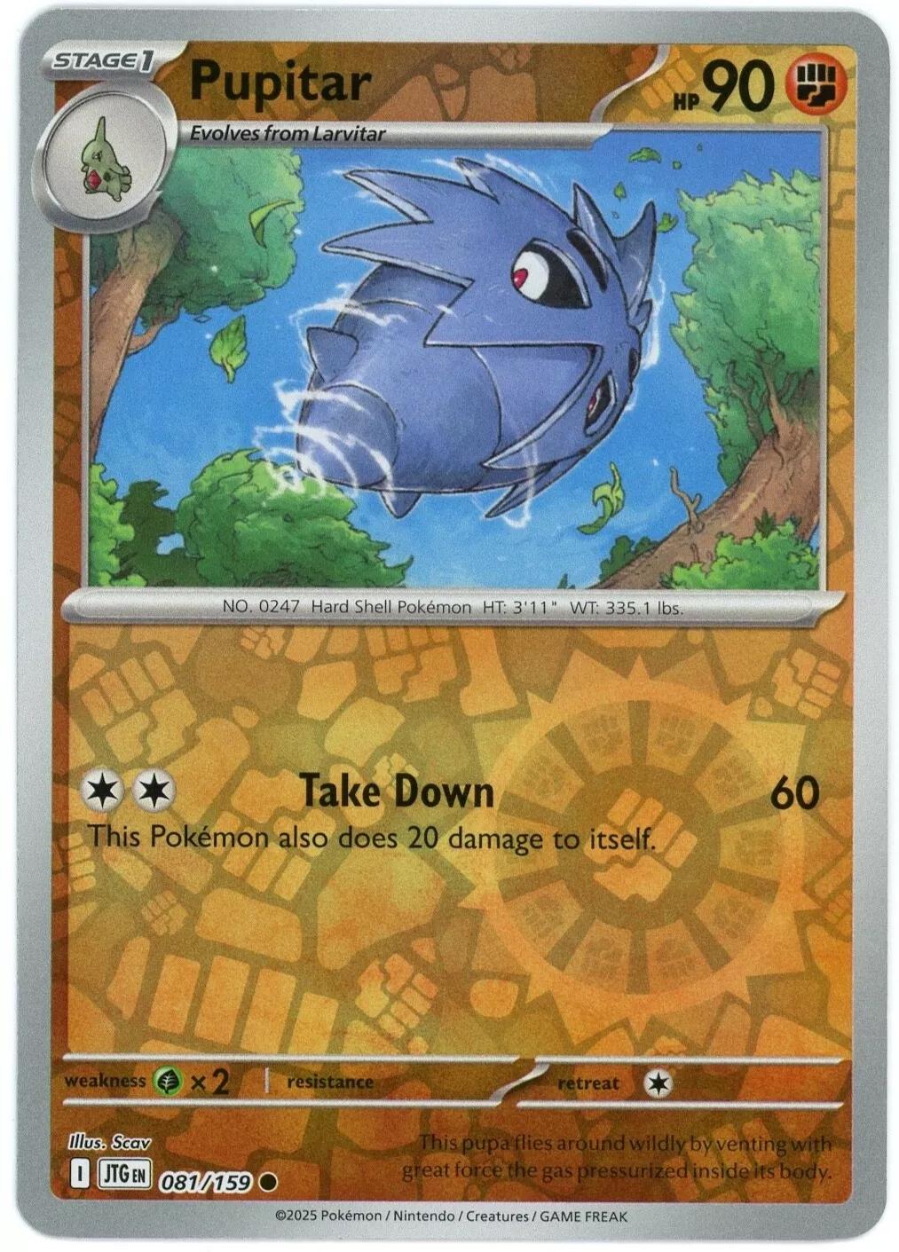 Pupitar [Reverse Holo]