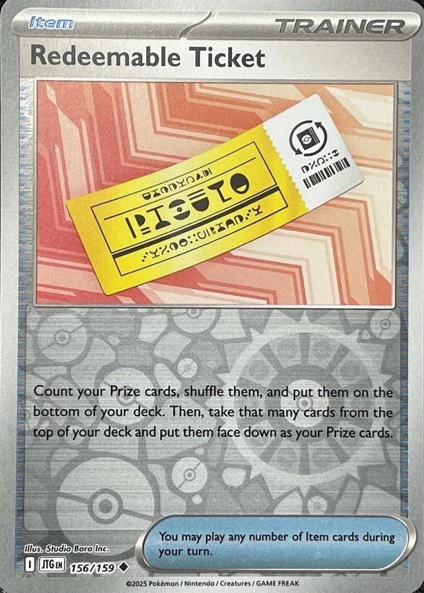 Redeemable Ticket [Reverse Holo]