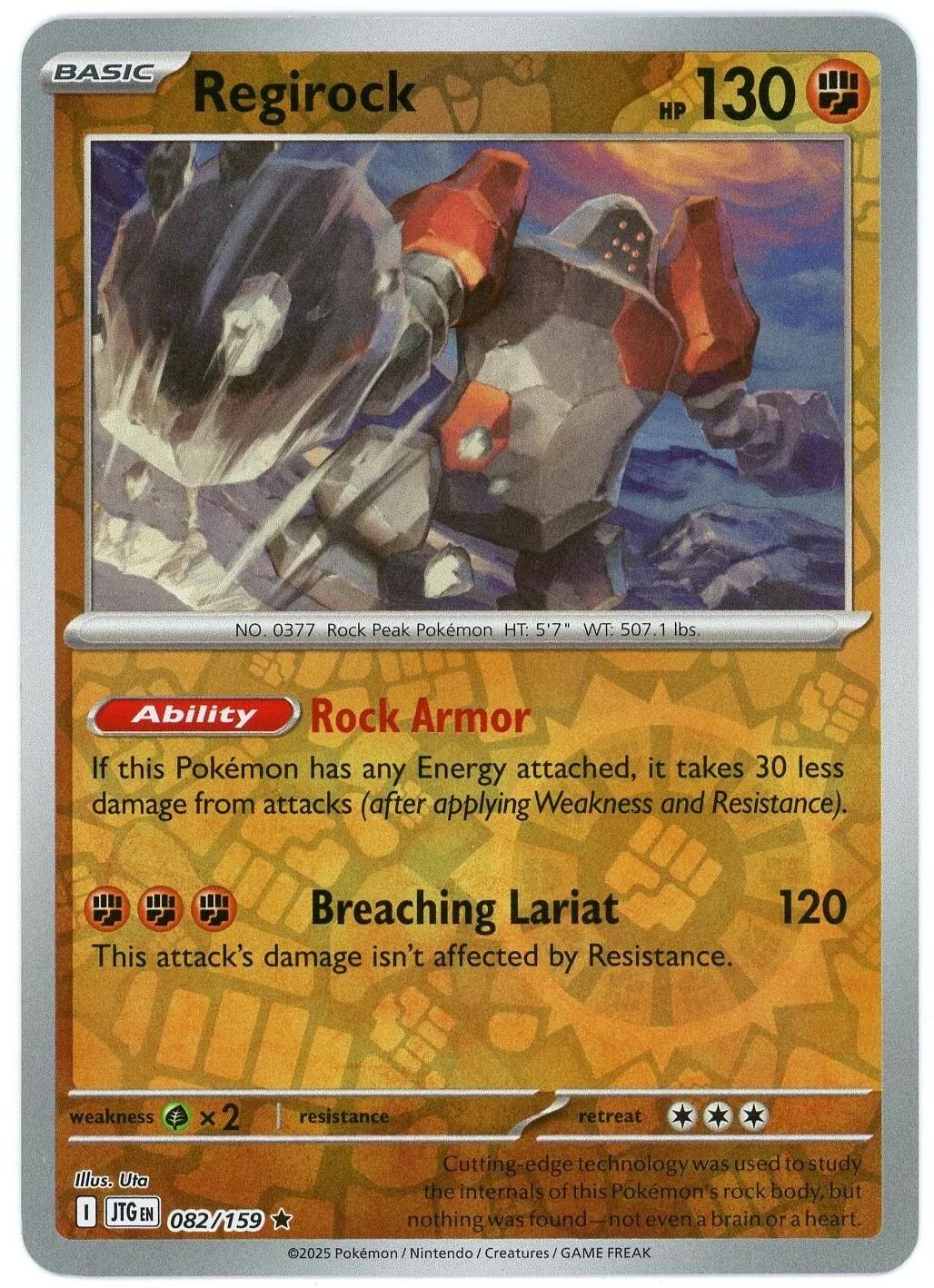 Regirock [Reverse Holo]