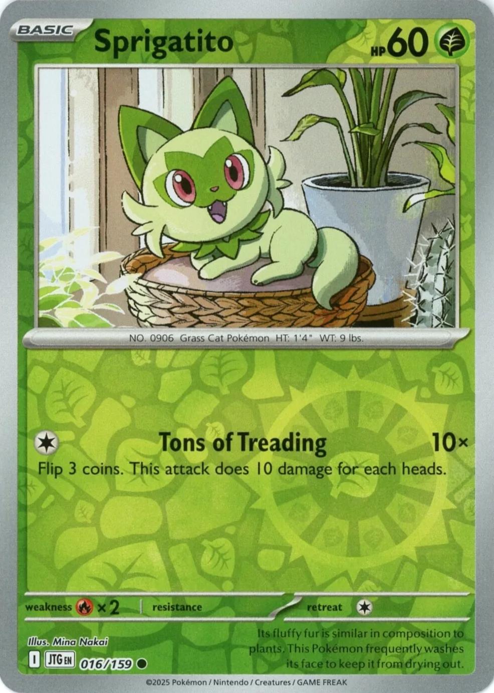 Sprigatito [Reverse Holo]