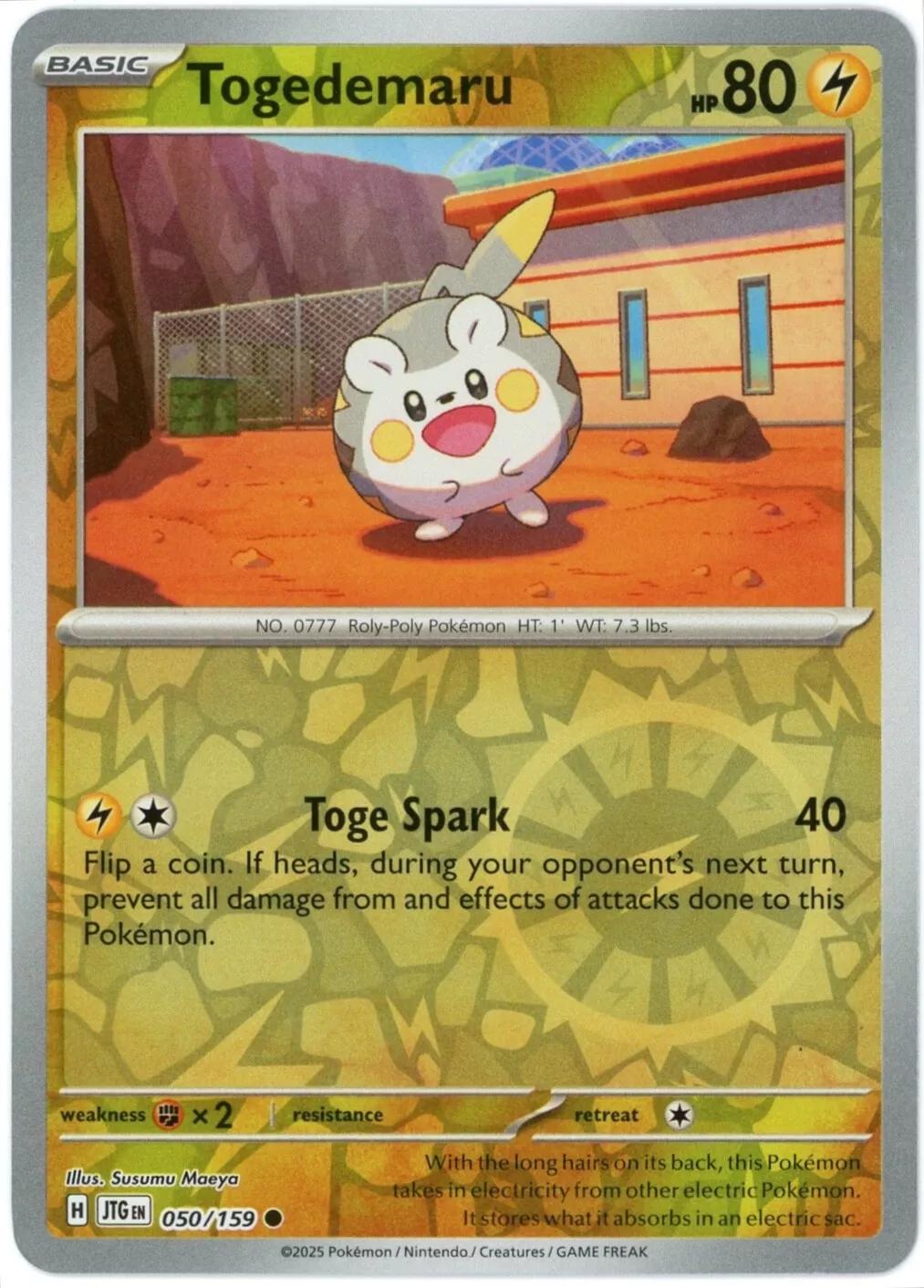 Togedemaru [Reverse Holo]