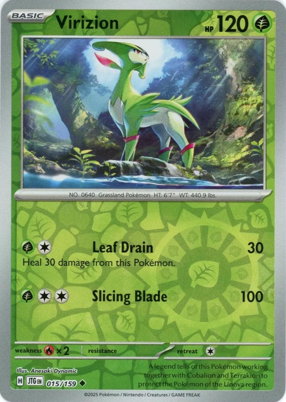 Virizion [Reverse Holo]