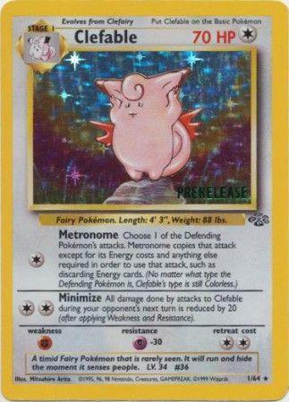 Jungle Clefable [Prerelease] Pokémon card