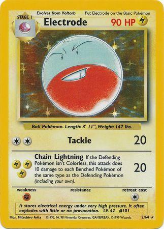 Jungle Electrode [No-Symbol] Pokémon card