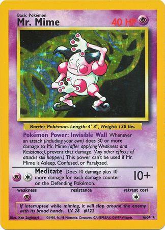 Jungle Mr. Mime [No-Symbol] Pokémon card