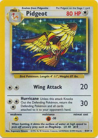 Jungle Pidgeot [No-Symbol] Pokémon card