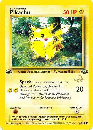 Jungle Pikachu [W-Stamp] Pokémon card