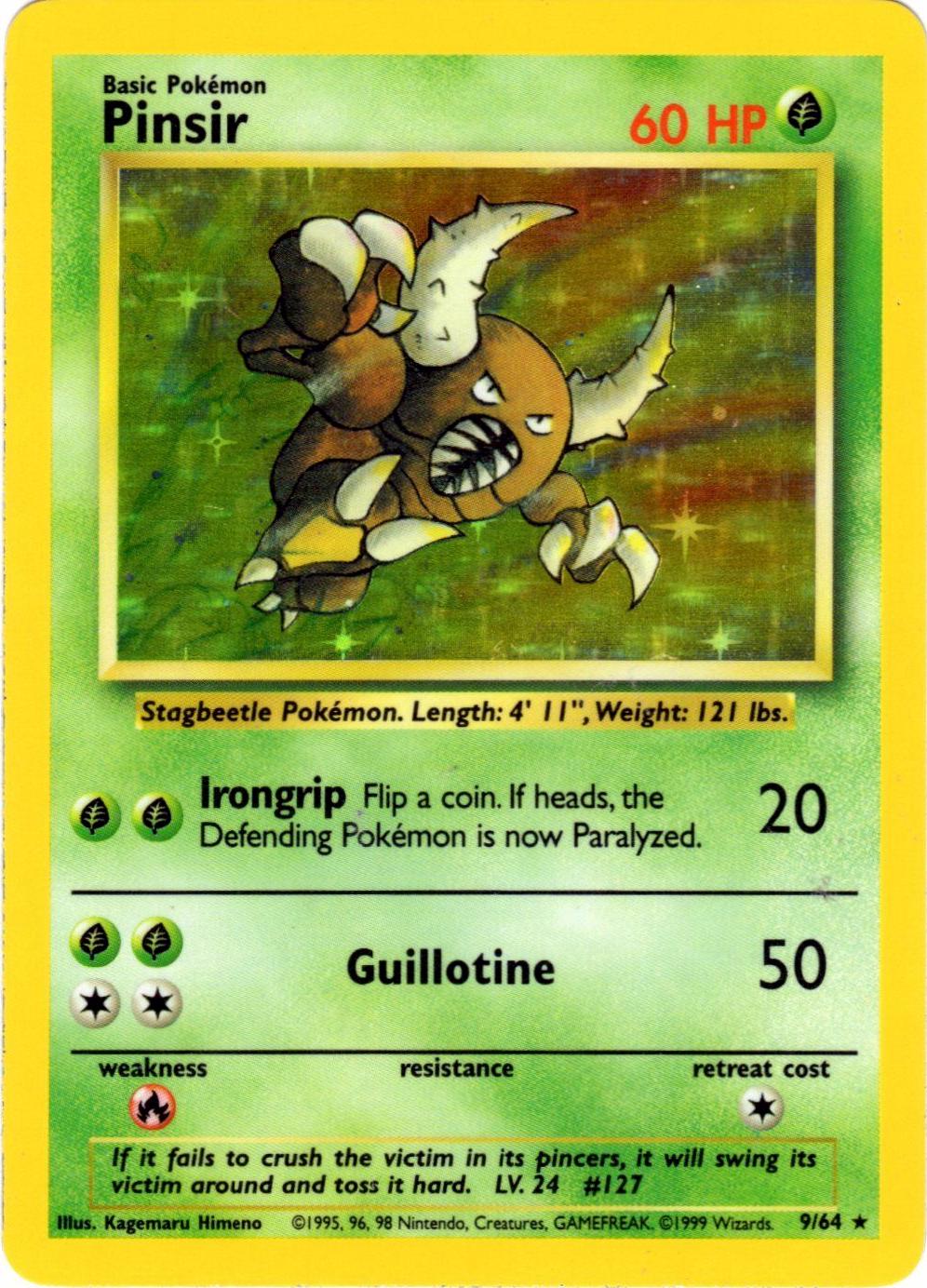 Jungle Pinsir [No-Symbol] Pokémon card