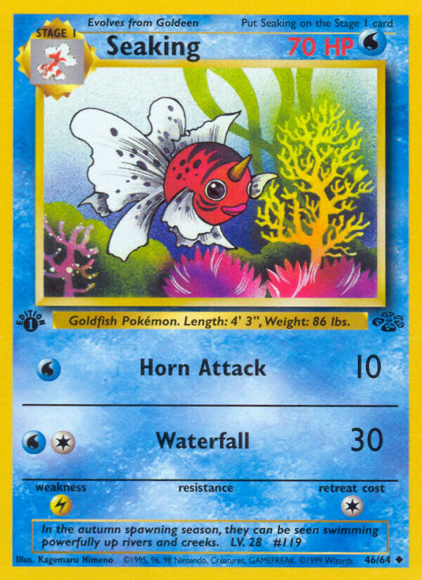 Jungle Seaking Pokémon card