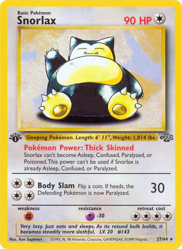 Snorlax [1st-Edition]
