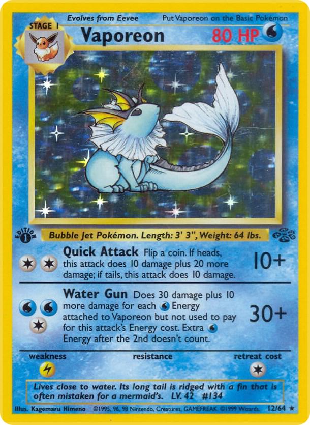 Vaporeon [1st-Edition]