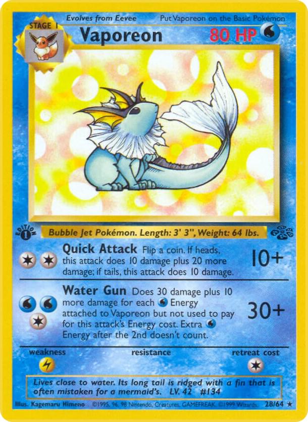 Vaporeon [1st-Edition]