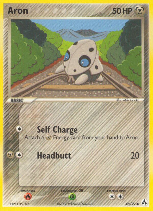Legend Maker Aron Pokémon card