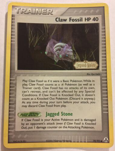 Claw Fossil [Reverse Holo]