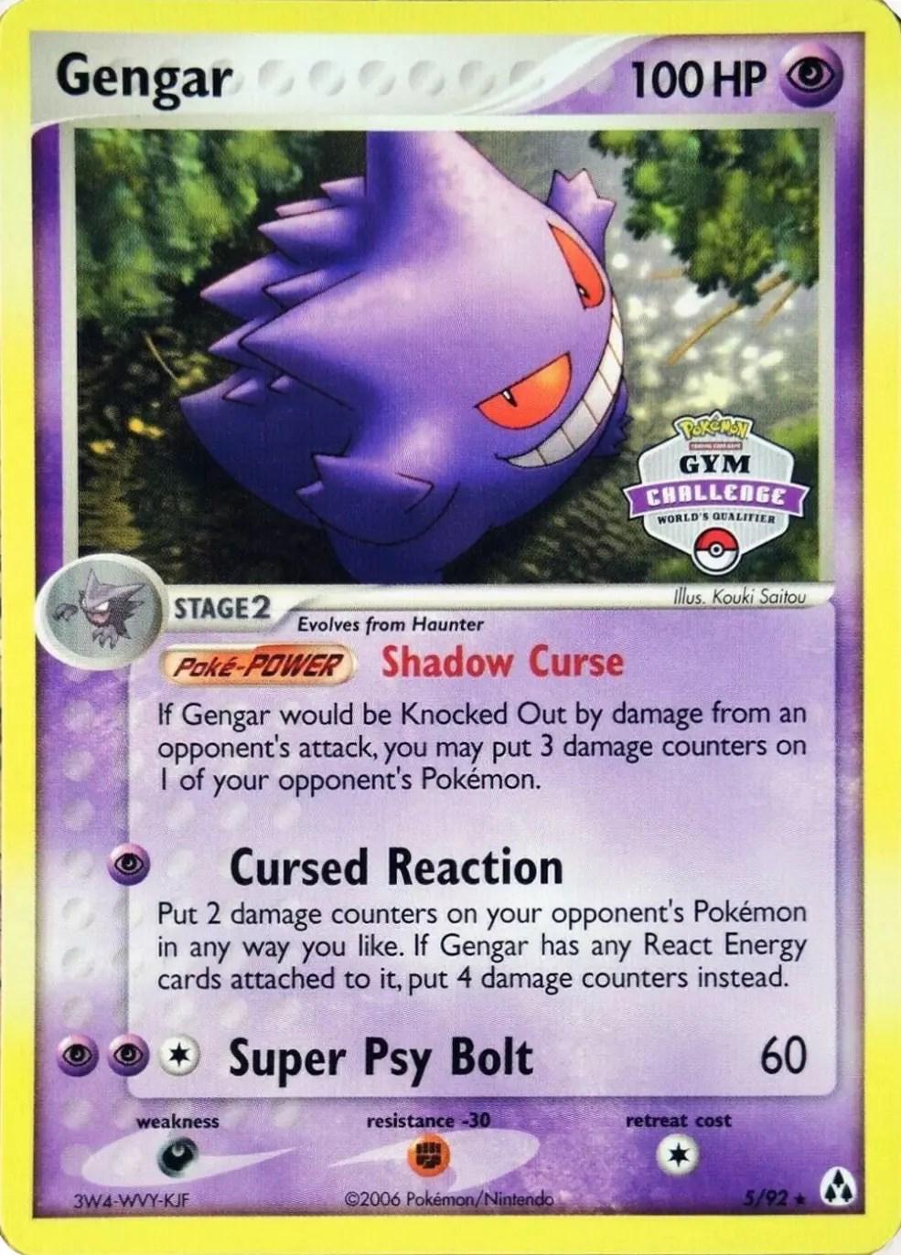 Legend Maker Gengar [Gym-Challenge] Pokémon card