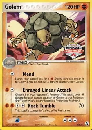 Legend Maker Golem [Regional-Championships] Pokémon card
