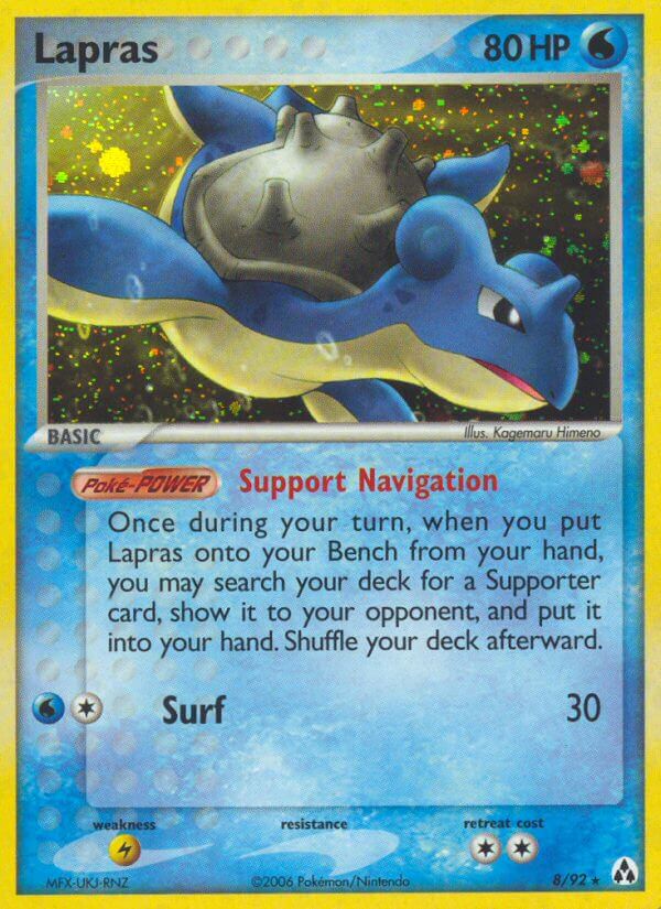 Legend Maker Lapras Pokémon card