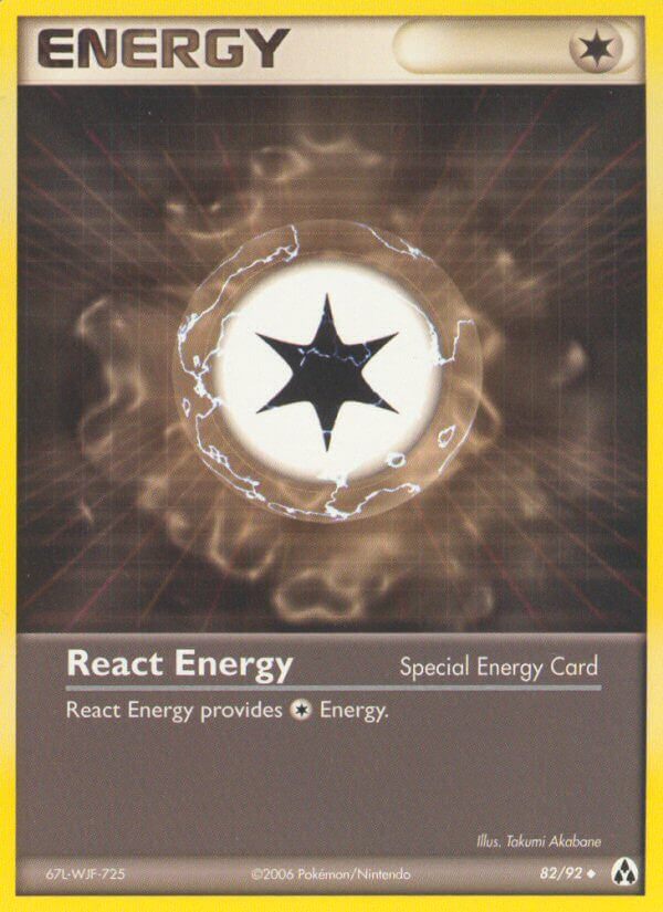 Legend Maker React Energy Pokémon card
