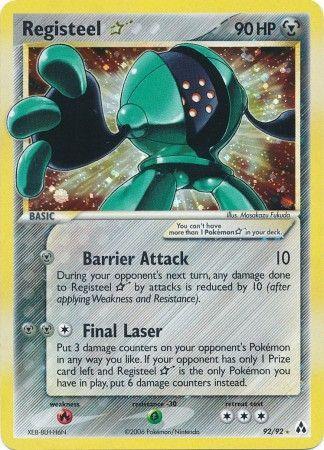 Legend Maker Registeel [Gold-Star] Pokémon card
