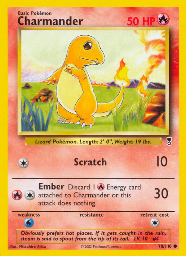 Legendary Collection Charmander Pokémon card
