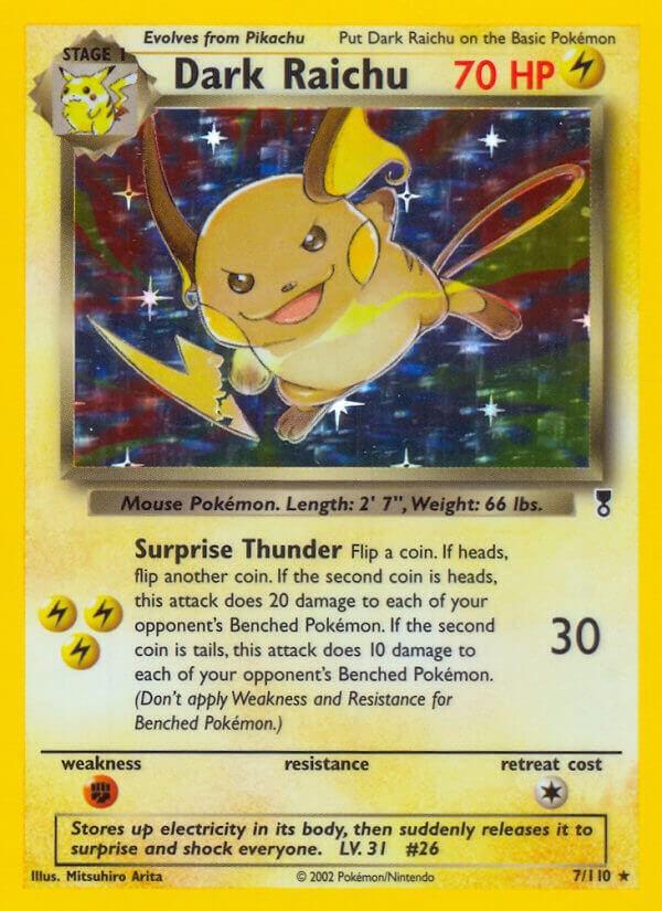 Legendary Collection Dark Raichu [Holo] Pokémon card