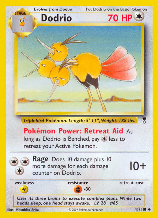Legendary Collection Dodrio Pokémon card