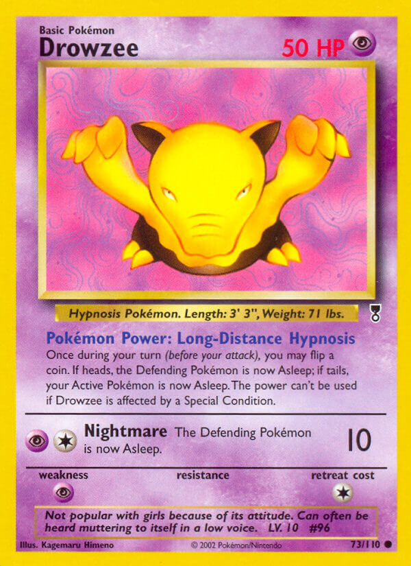Legendary Collection Drowzee Pokémon card