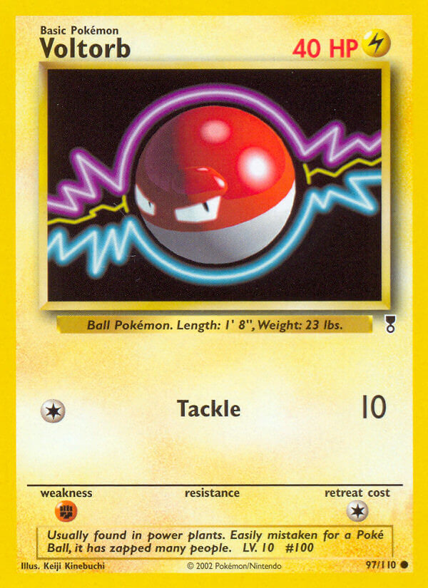 Legendary Collection Voltorb Pokémon card