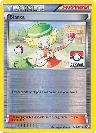 Legendary Treasures Bianca [League] Pokémon card