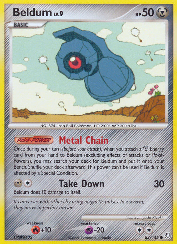 Legends Awakened Beldum Pokémon card