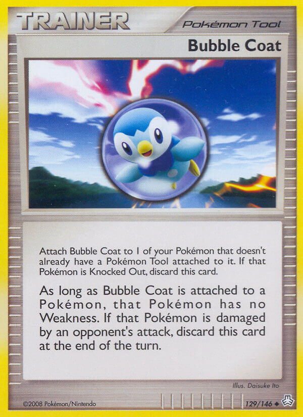 Legends Awakened Bubble Coat Pokémon card