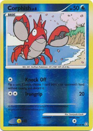 Legends Awakened Corphish [Reverse Holo] Pokémon card