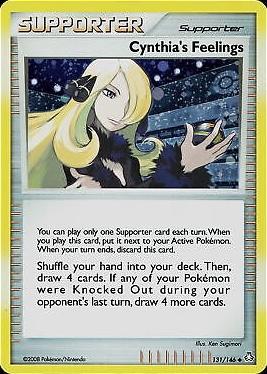 Legends Awakened Cynthia's Feelings [Cosmos-Holo] Pokémon card