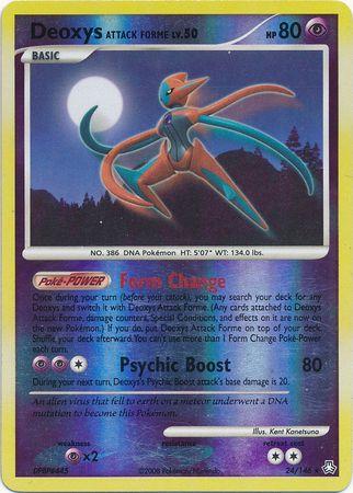 Legends Awakened Deoxys [Attack-Reverse-Holo] Pokémon card