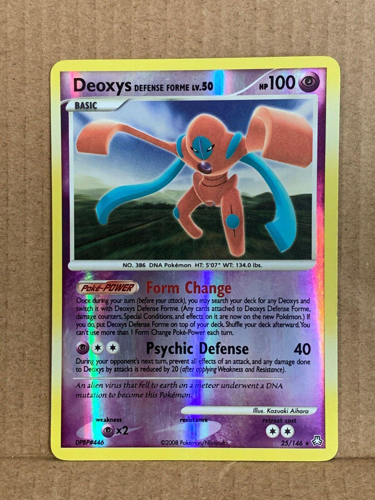 Legends Awakened Deoxys [Defense-Reverse-Holo] Pokémon card