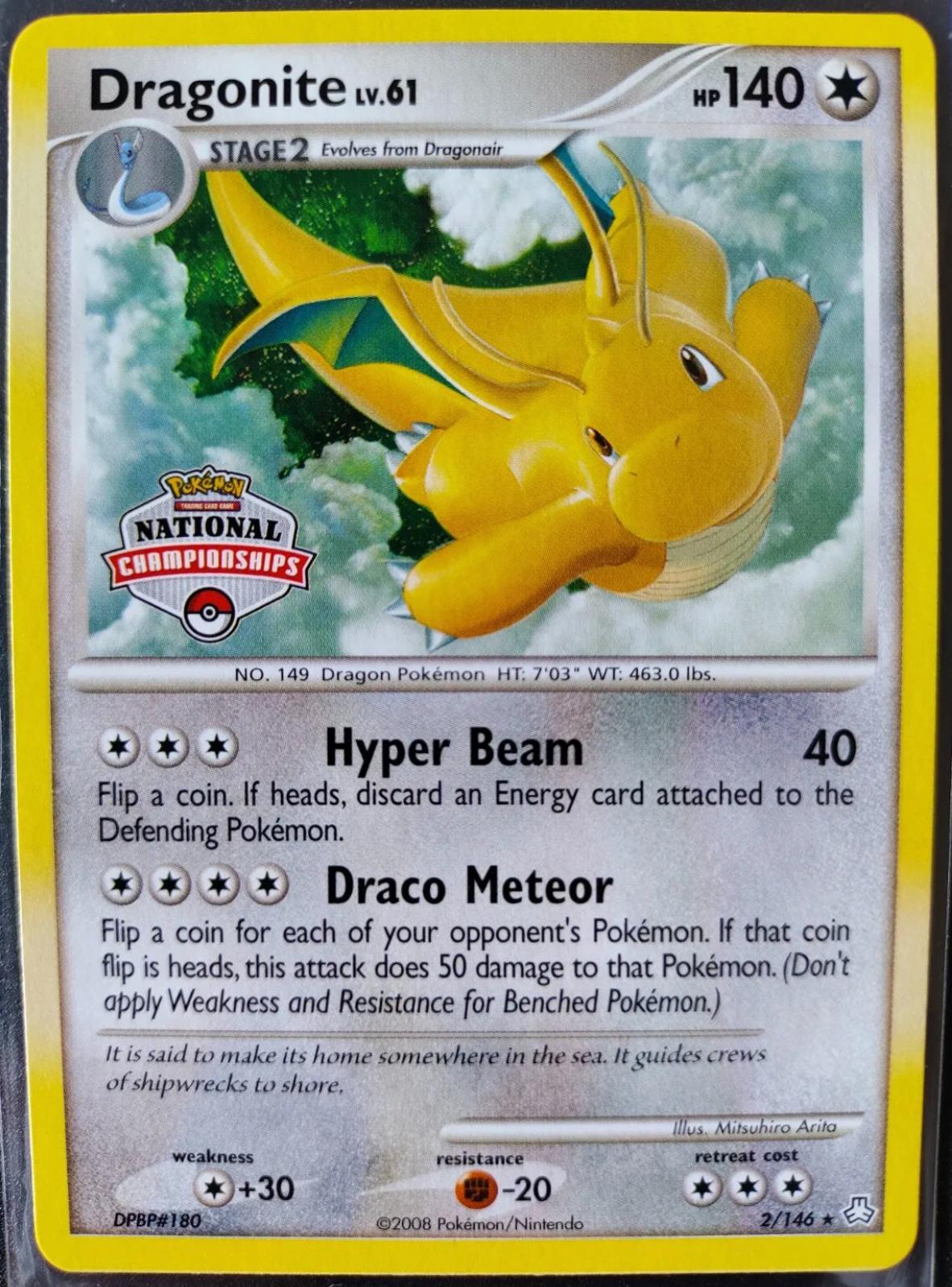 Legends Awakened Dragonite [National-Championships] Pokémon card