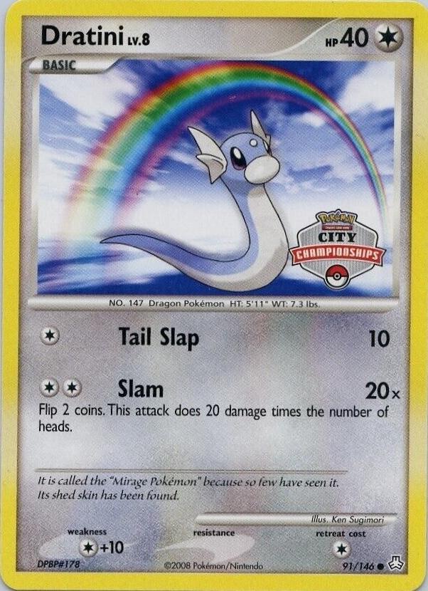Legends Awakened Dratini [City-Championships] Pokémon card