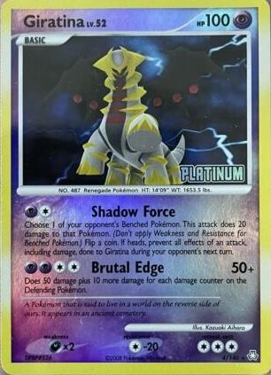 Legends Awakened Giratina [Stamped] Pokémon card