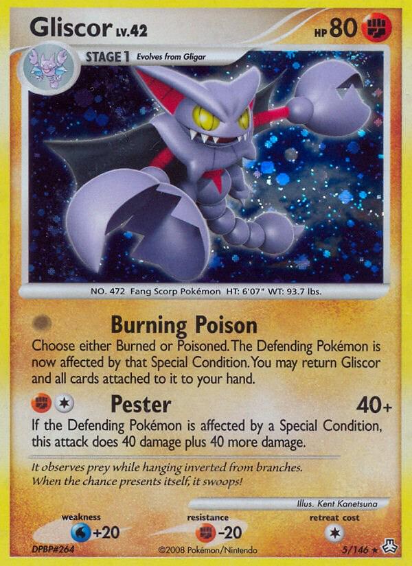 Legends Awakened Gliscor [Holo] Pokémon card