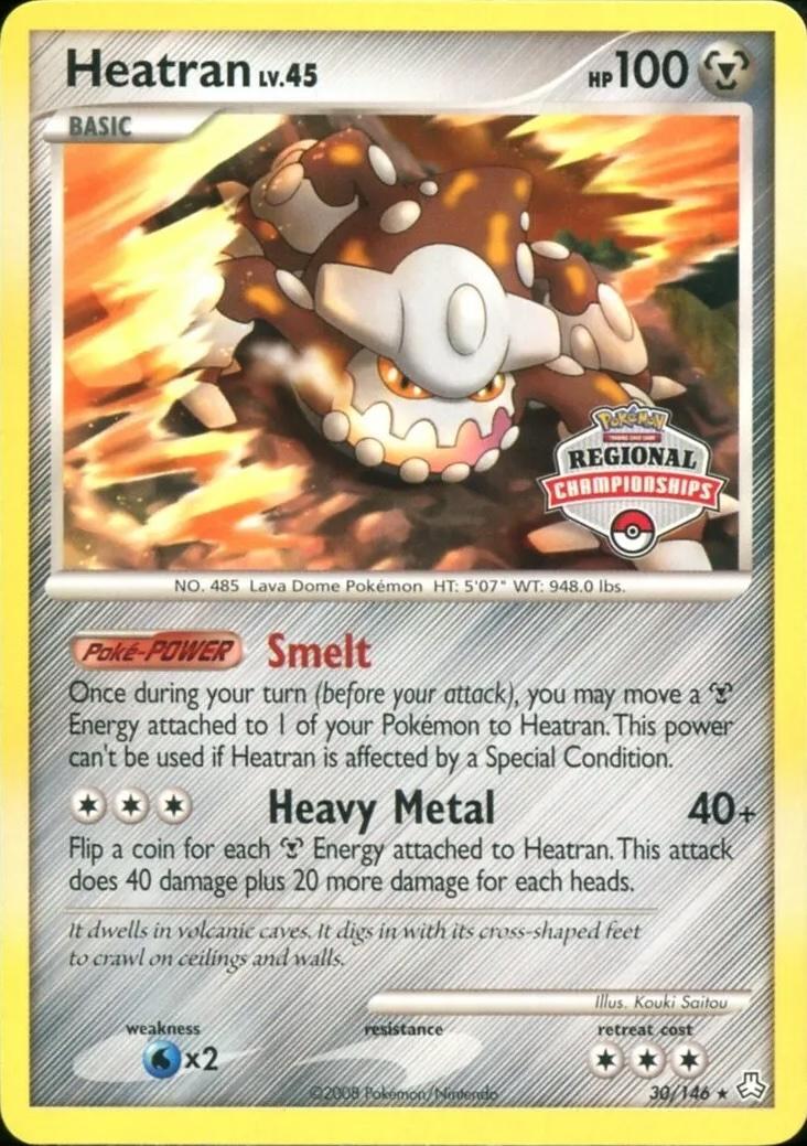 Legends Awakened Heatran [Regional-Championships] Pokémon card