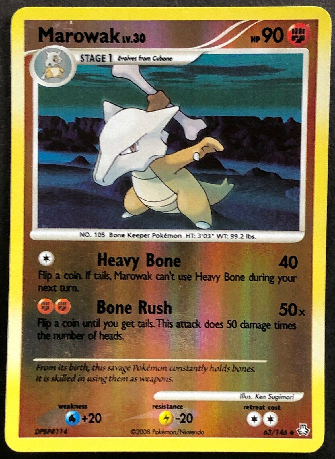 Legends Awakened Marowak [Reverse Holo] Pokémon card