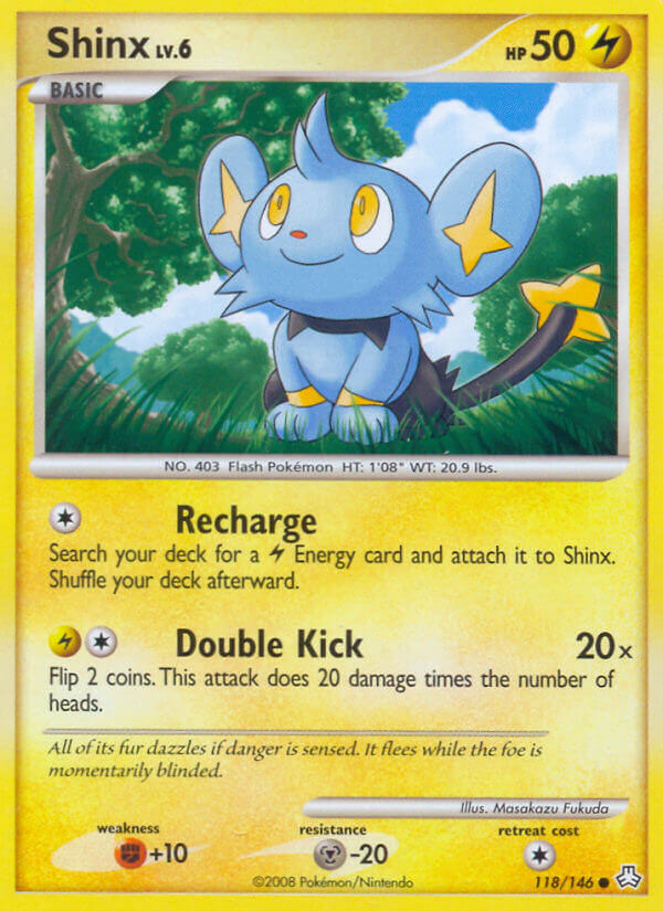 Legends Awakened Shinx Pokémon card