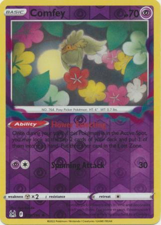 Lost Origin Comfey [Reverse Holo] Pokémon card