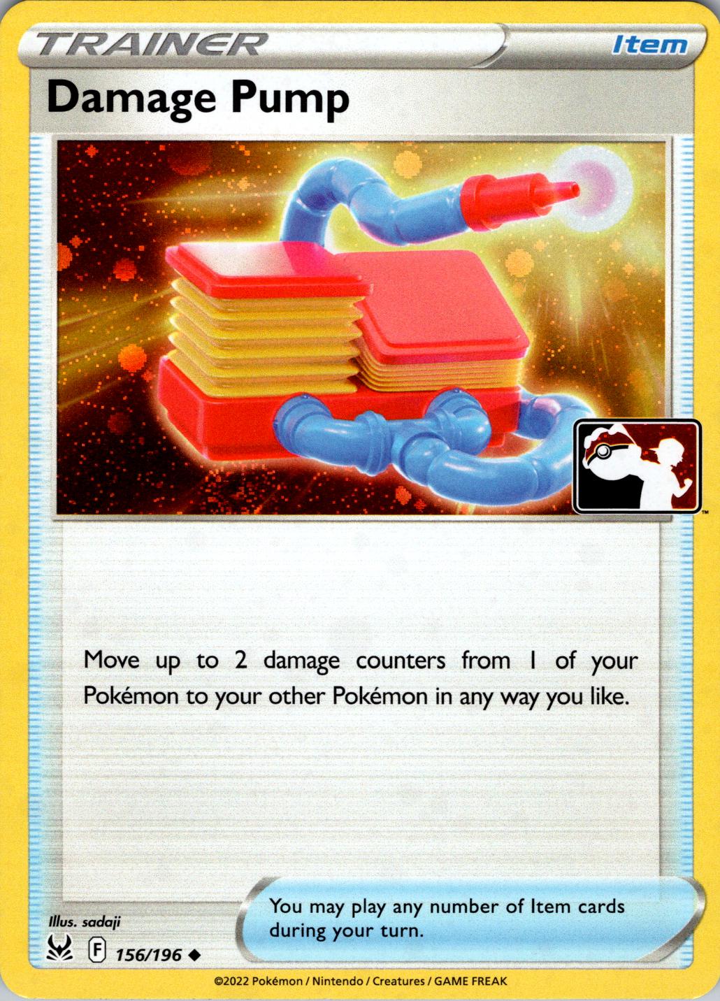 Lost Origin Damage Pump [Prize-Pack] Pokémon card