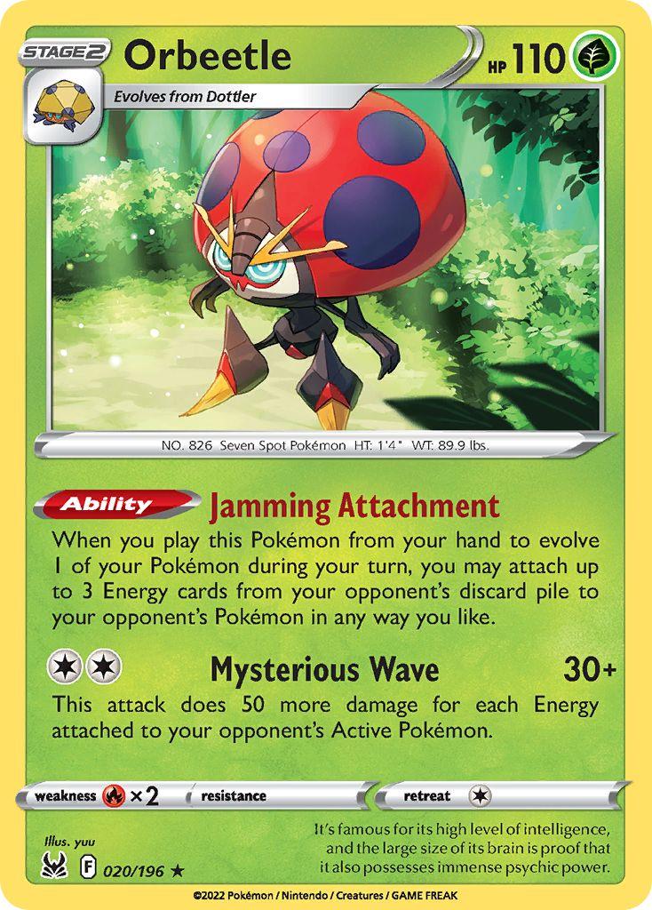 Lost Origin Orbeetle [Holo] Pokémon card