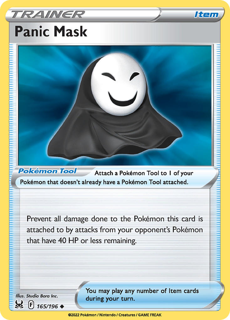 Lost Origin Panic Mask Pokémon card
