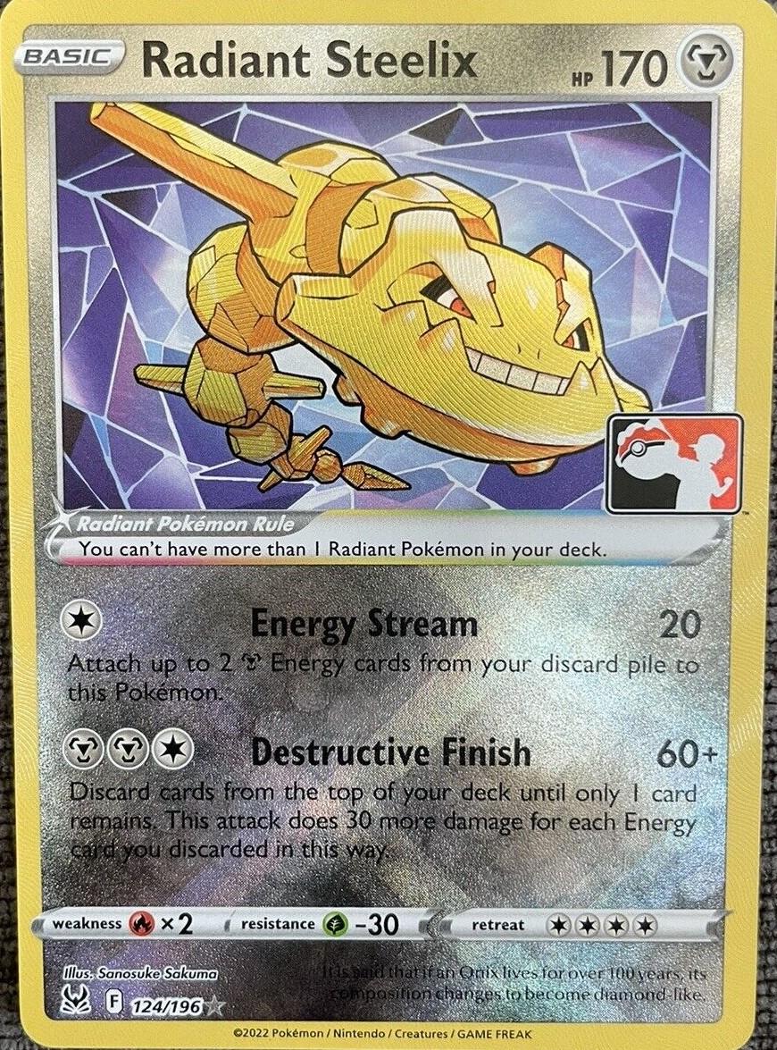 Lost Origin Radiant Steelix [Play] Pokémon card