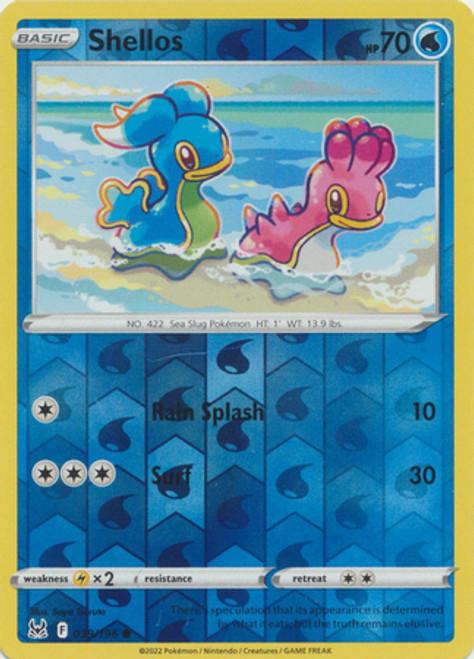 Lost Origin Shellos [Reverse Holo] Pokémon card