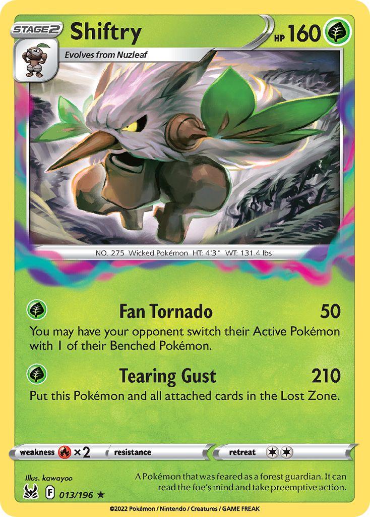 Lost Origin Shiftry [Holo] Pokémon card